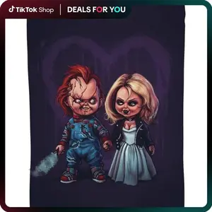 FJTP Horror Movie Halloween Blanket Throw Super Soft Cozy Fuzzy Flannel Blanket Plush Blanket for Bedding Bedroom Sofa Chairs Dorm Couch Camping Gift for Men Women Young Adults Boys Girls