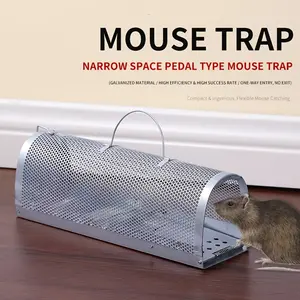 Heavy-Duty Metal Rat Trap & Rodent Device - Multi-Catch Trap Cage Suitable for Farm,,, Barn - Effective for Mice, Rats, Voles - /Outdoor Pest