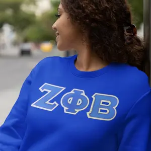 Zeta Phi Beta Letters Sweatshirt