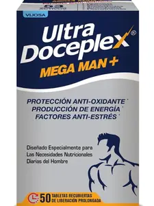 Ultradoceplex Mega Man Edible Energy Vitamin Supplement 50 Capsules 1-a-Day Health & Fitness Dietary Supplement neuro b12 forte general--=%2=-=%2=----=%2=- vitaminado=%2=-- energy management brain booster daily care support