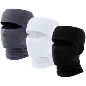 3 Pcs Open Top Balaclava Ski Masks Sheisty Masks Full Face Cover Windproof Wicking for Sport Football Sun Protection