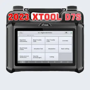 XTOOL D7S OBD2 Automotive Diagnostic Tool with Active Test ECU Coding Key Programmer 38 Resets CAN FD & DOIP for VW AUDI SKODA 2023 Model