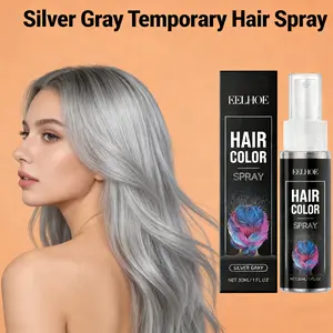 EELHOE Silver Gray Temporary Hair Spray - Volumizing Washable Hair Thickening Spray