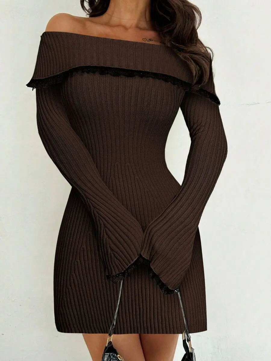patchwork winter flare dress Krista Patchwork Dress Multi-Color | Size XXL