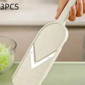 1-3Pack Japanese Style Beige Cabbage Slicer, Multifunctional Cabbage Slicer, Cabbage Shredder Japanese Style Pork Cutlet Rice Roll Cabbage Purple Cabbage Slicer Grater Salad Cucumber Potato Slicer