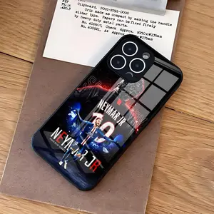 N-Neymar Protective Phone Case For iPhone 17 Air 16 e Pro Max 15 14 13 Mini 12 Pro 11 Max Plus Black Glass Cover