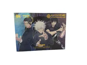 Jujutsu Kaisen Unlimited Battle Collectible Card Gift Box - Non-Sports Trading Card Box with 3 Gaoxue Members Destined to Appear Together