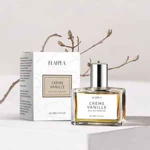 FLATPEA Vanilla Perfume, Long-Lasting Gourmand Vanilla Caramel Scent Fragrance for Women and Men, Elegant Scent for Parties and Daily Life, Birthday Gift and Daily-Wear Fragrance