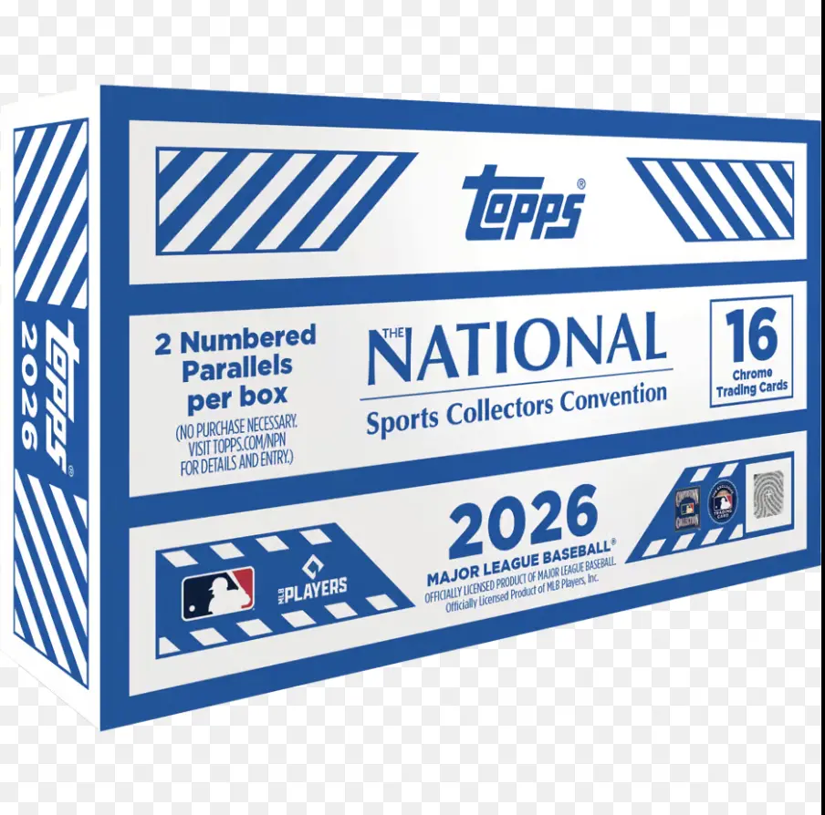 2026 TOPPS NATIONAL SILVER PACK BOX - BASEBALL - RIPPED AT NATIONAL
