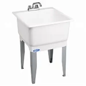 El Mustee & Sons  23 in. Laundry Tub Combo Kit