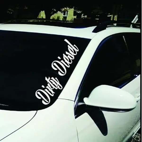 Dirty Diesel Side Banner Decal Sticker Trucks Dirty Diesel Side Banner Decal Sticker Trucks