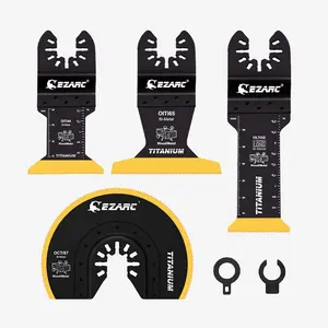 Titanium Oscillating Saw Blades  Set For Multi Purpose,4count Tool Metal