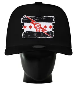 Noggin Boss CM Punk WWE 2 Patch Hat – Oversized Giant Wrestling Fan Hat