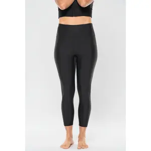Women's Ocean Sculpt High Rise Swim Capri | Black