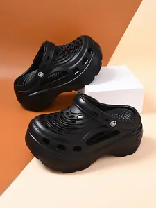 Women's trendy thick-soled mules, lightweight and comfortable, non-slip and wear-resistant, essential for summer beach and daily wear, perfect Christmas gift.