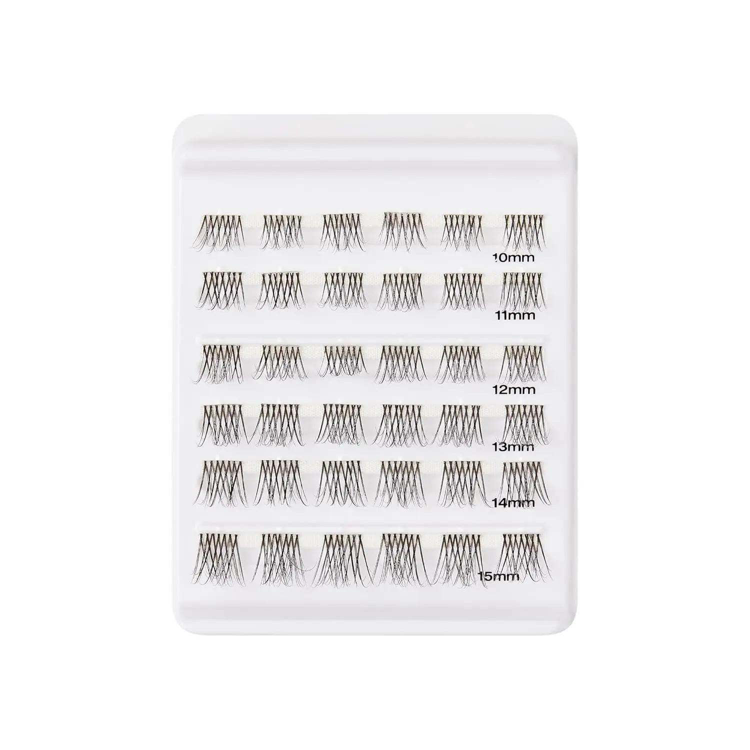 i-ENVY by KISS DIY Eyelash Clusters, 36-Piece Kit in Light Style for a Natural, Customizable Extension Look with Mascabond & Applicator, Travel Size, Natural Curve, Thin Wisps, Makeup, Customization, Cck02 Neutral