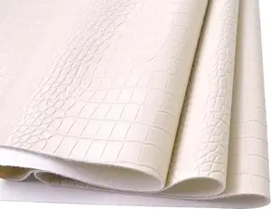 Alligator Skin PU Leather Fabric Faux Leather Fabric Crocodile Fabric Leather Upholstery Fabric by The Yard