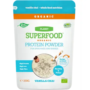 Planet Superfood - Protein Powder Organic Vanilla - Case Of 6-10.6 Ounces