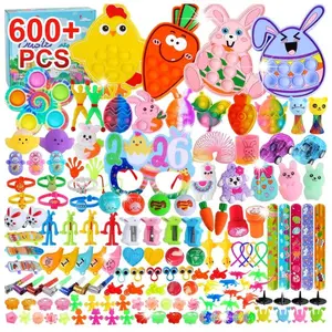 600PCS Easter Basket Stuffers for Kids – Bulk Easter Fillers, Fidget Toys, Party Favors, Stocking Stuffers, Pinata Fillers & Perfect Easter Gift