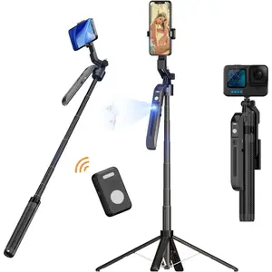 Auto   Tripod for  with Remote, 70 inch Extendable 360? Rotation Selfie Stick Tripod for Android, Phone Holder Video Recording for Content Creators Vlog Live Streaming