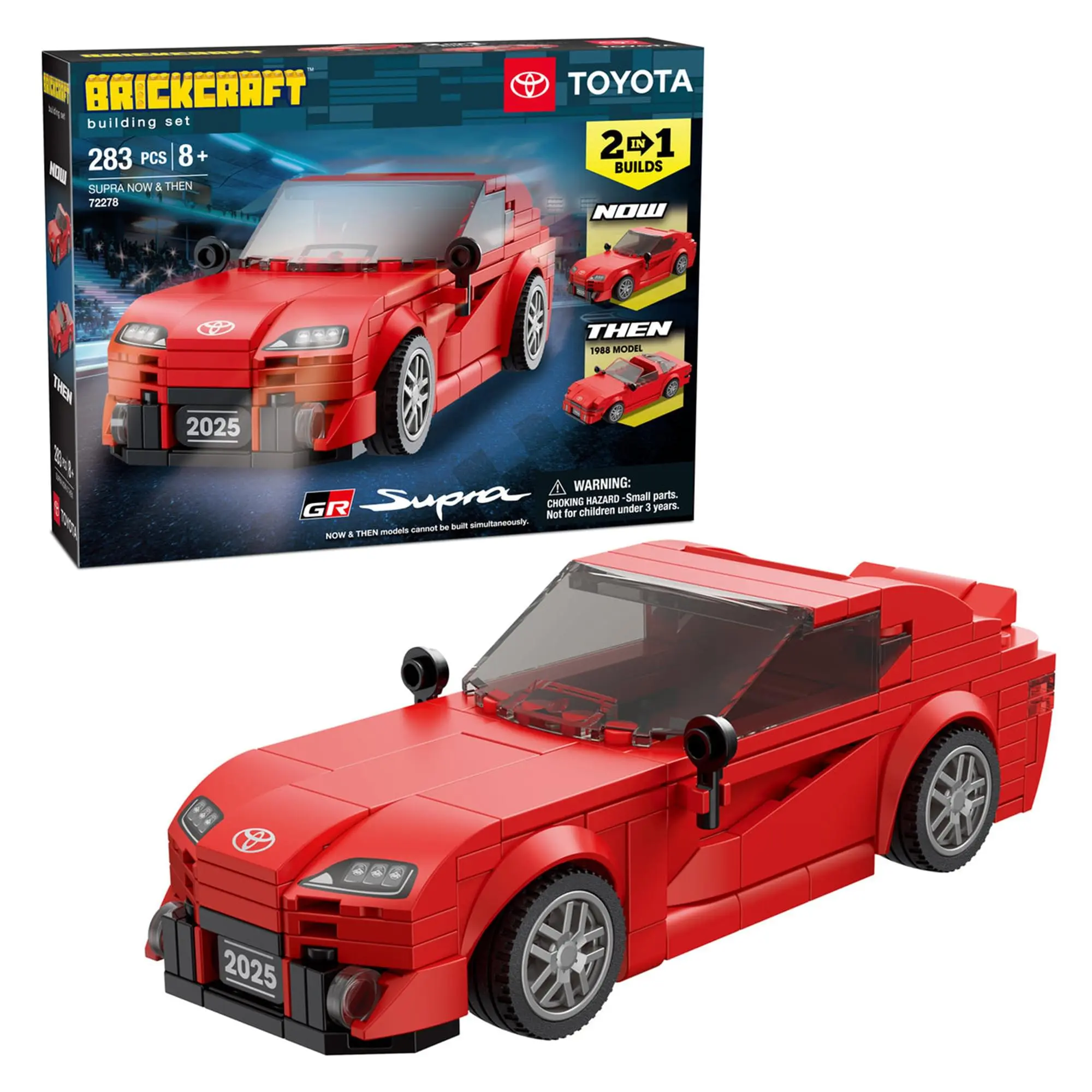 Toyota Supra Now & Then 236-Piece Building Set