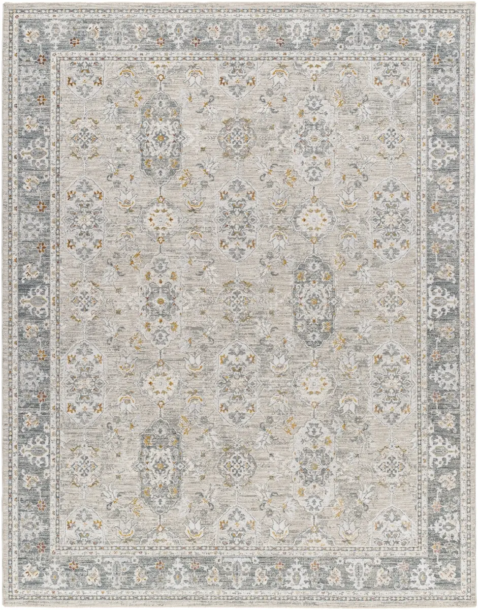 Livabliss DRE2325-53RD 5 ft. 3 in. Dresden Machine Woven Polyester Round Area Rug