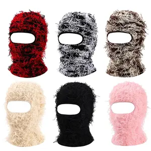 Ski Mask Balaclava Face Mask - Shiesty Mask & Yeat Distressed Beanie - Unisex Ski Mask for Men & Women - Ultimate Winter Protection