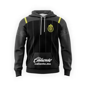 Sudadera Chivas Visitante 22 Kits 3D Hoodie  3D All Over Unisex Hoodie, Club Deportivo Guadalajara Hoodies Shirt for Men Women, Adult Menswear