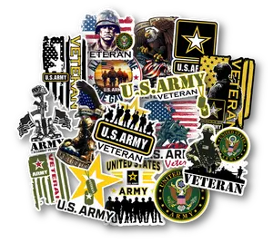 15 pc ARMY VET Hard Hat Stickers Tool Box Helmet Vinyl Sticker decals. Durable 15 pc ARMY VET Hard Hat Stickers Tool Box Helmet Vinyl Sticker decals. Durable