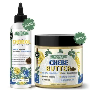 Chebe Hair Butter for Growth and Thickening Deep Moisturizing Hair Grease Natural Conditioner for All Hair Types As New Year Gift