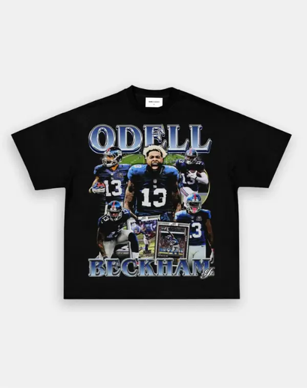 ODELL BECKHAM JR -GIANTS TEE, Retro Football Shirt ,Football Shirt Christmas Gift Unisex, Football 90s Vintage Fan Gift,football American Graphic Vintage, Gift For women And Man Unisex T-shirt