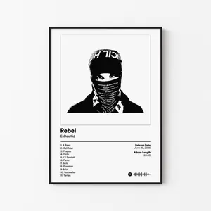 [New Music Decor - Sale Up To 40%] [Unframe] EsDeeKid Album Posters, UK Drill Rap Wall Art, Street Music Aesthetic Decor, Urban Bedroom Artwork, Gift for Drill Music Fans
