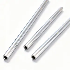 10x5mm Seamless Design Precision Hollow Steel Pipe, Mirror Polished High Carbon Steel, Hydraulic System Use, Multiple Lengths Available