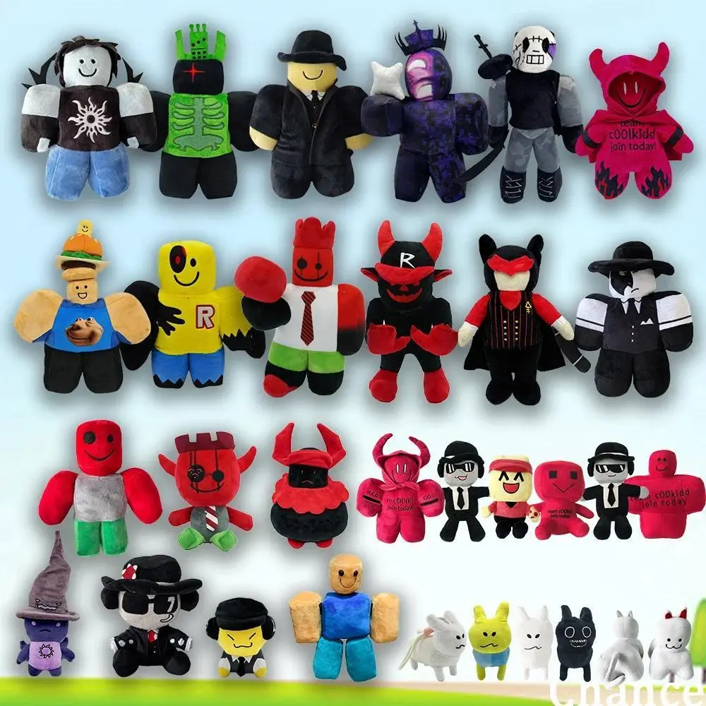 TreasuringU Chance Cute Cartoon Stuffed Dolls - Varied Sizes (022-w-29cm, 026-aa, 029-dd) Plushie for Guest Use, Bedroom Decor, Boy/Girl Birthday Gifts (In Stock)