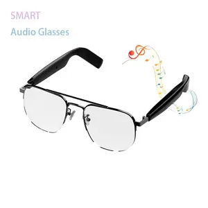 Smart Audio Glasses, Bluetooth-compatible Smart Glasses with Dust Bag, Surround Sound & Built-in Mic Glasses, Comfortable Glasses for Call, Wearable,Cool Gadgets