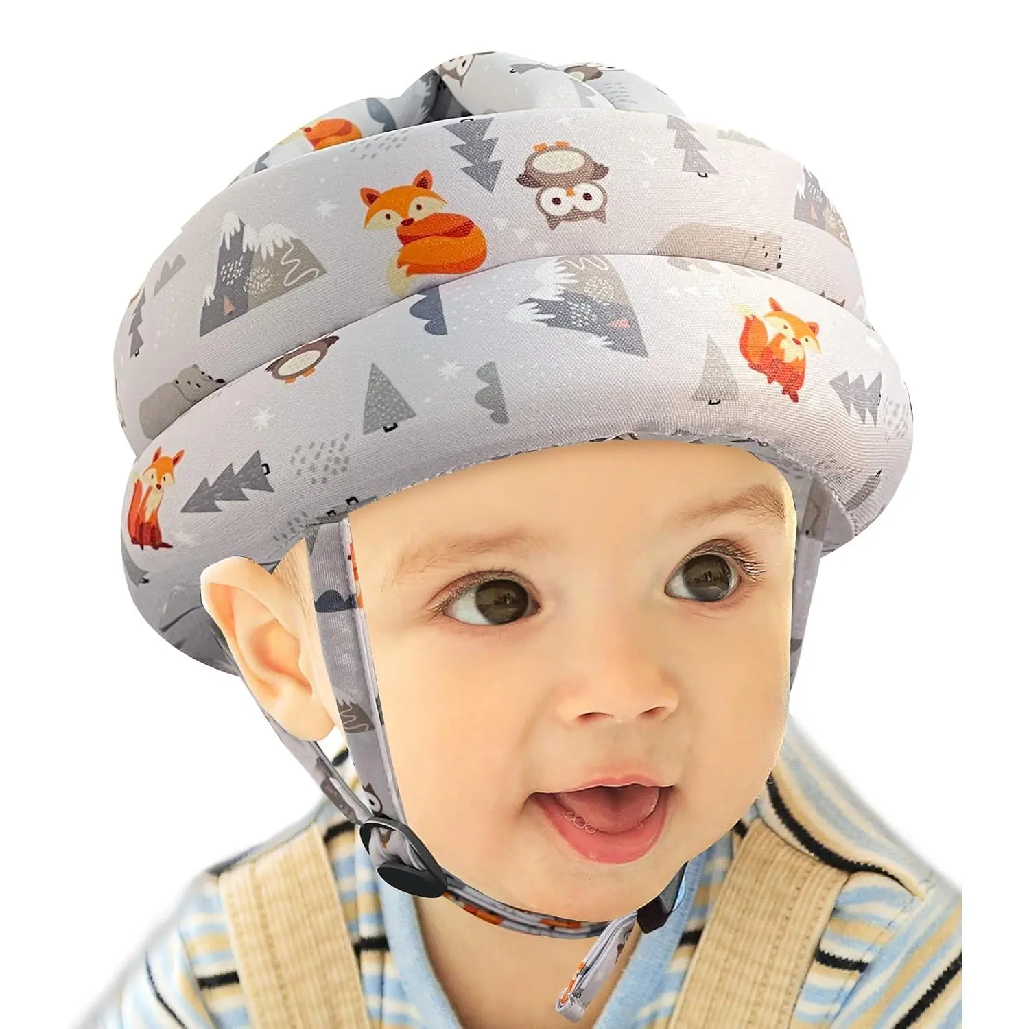 Baby Head Protector Adjustable Safety Helmet for 6-12 Months Infants 1-2 Years Toddlers Anti - Collision Soft Cushioning for Crawling Walking Running