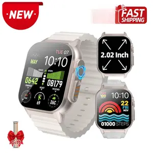 New Smartwatch with Dual Straps  2.02 HD Display, Bluetooth Calling, Outdoor Fitness & Health Tracking, Smart Wear for Men & Women Smartwatches Cheap smart watch