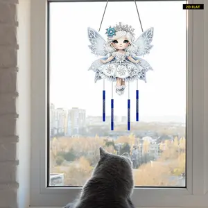 2D FlatAcrylic 2D Flat DIY Special Shape Hanging Diamond Art Kits Diamond Painting Set Rhinestone Diamond Art Window Pendants Window HangiDiamond Painting Kit is Suitable for Decorations. Create Unique DIY Handicrafts, Making Gifts Distinctive and Unique!