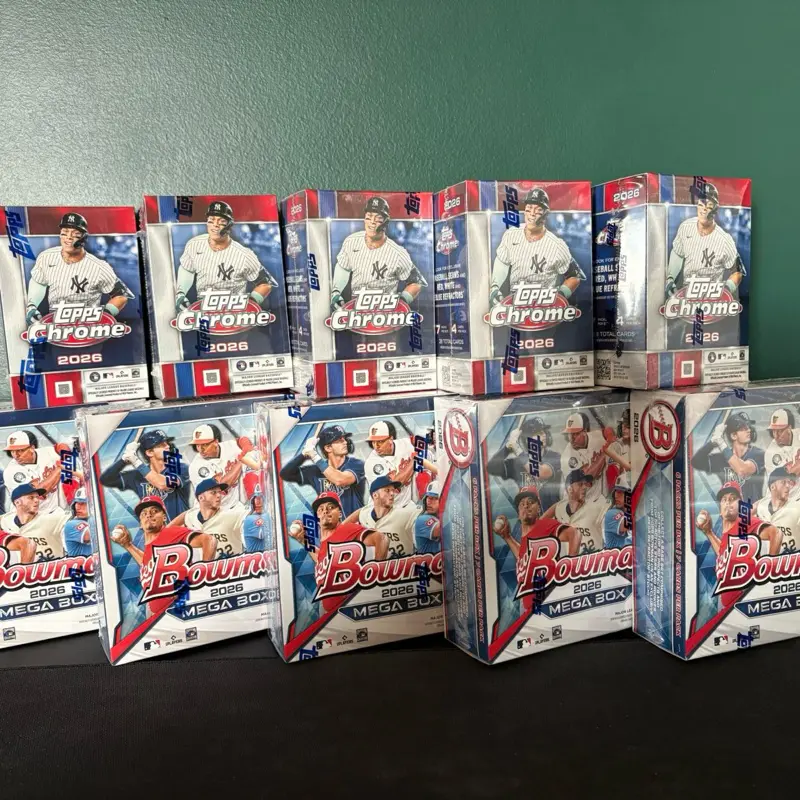 PYT (5) 2026 Bowman Megas (5) 2026 Topps Chrome Blasters