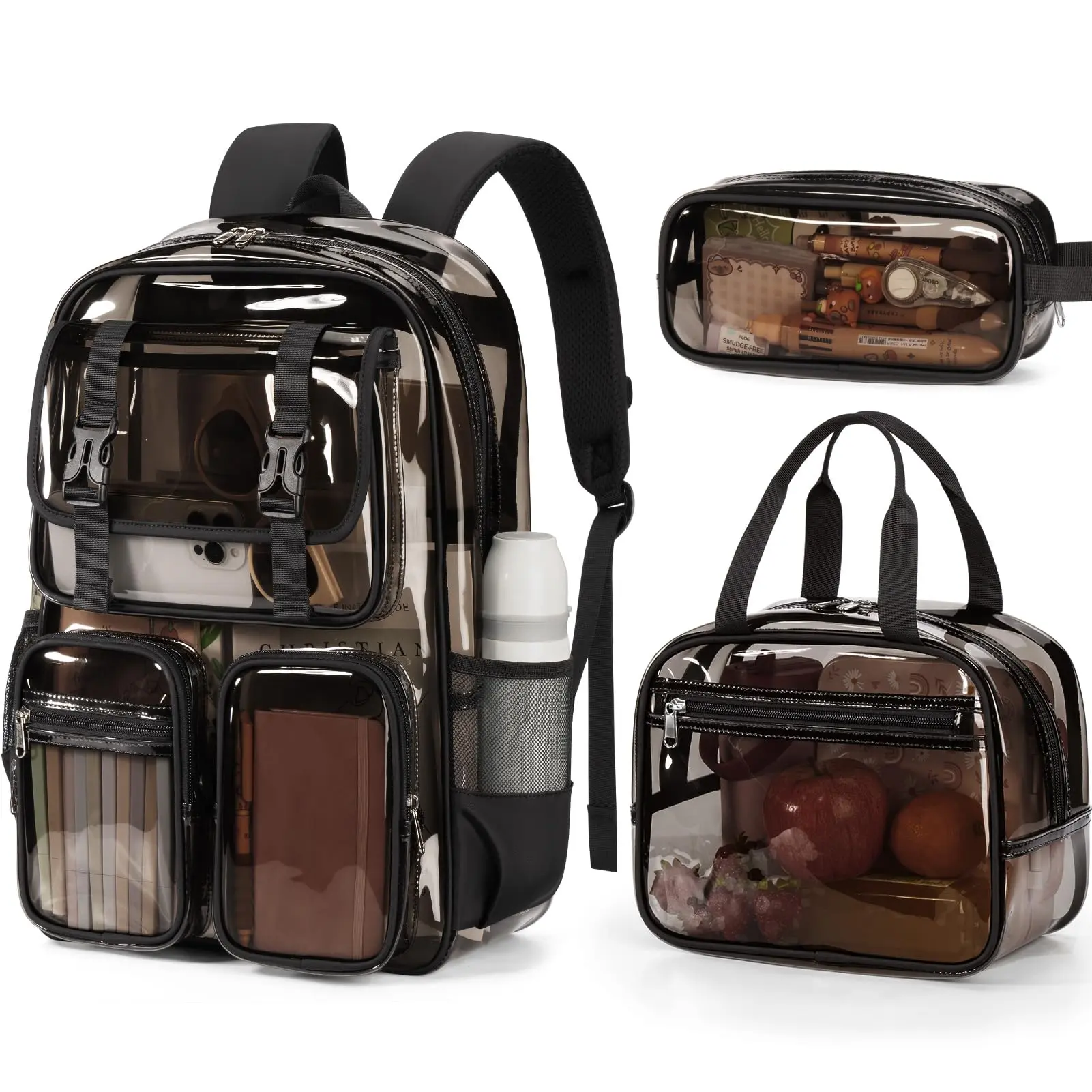 A2.3PCS Clear-Black Tea