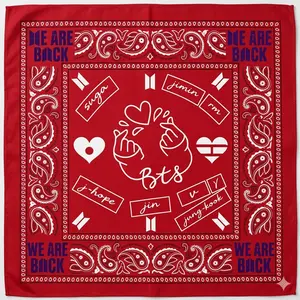 BANGTAN Bandana, Arirang World Tour Bandana, Kpop Merch, Bangtan Tour Bandana