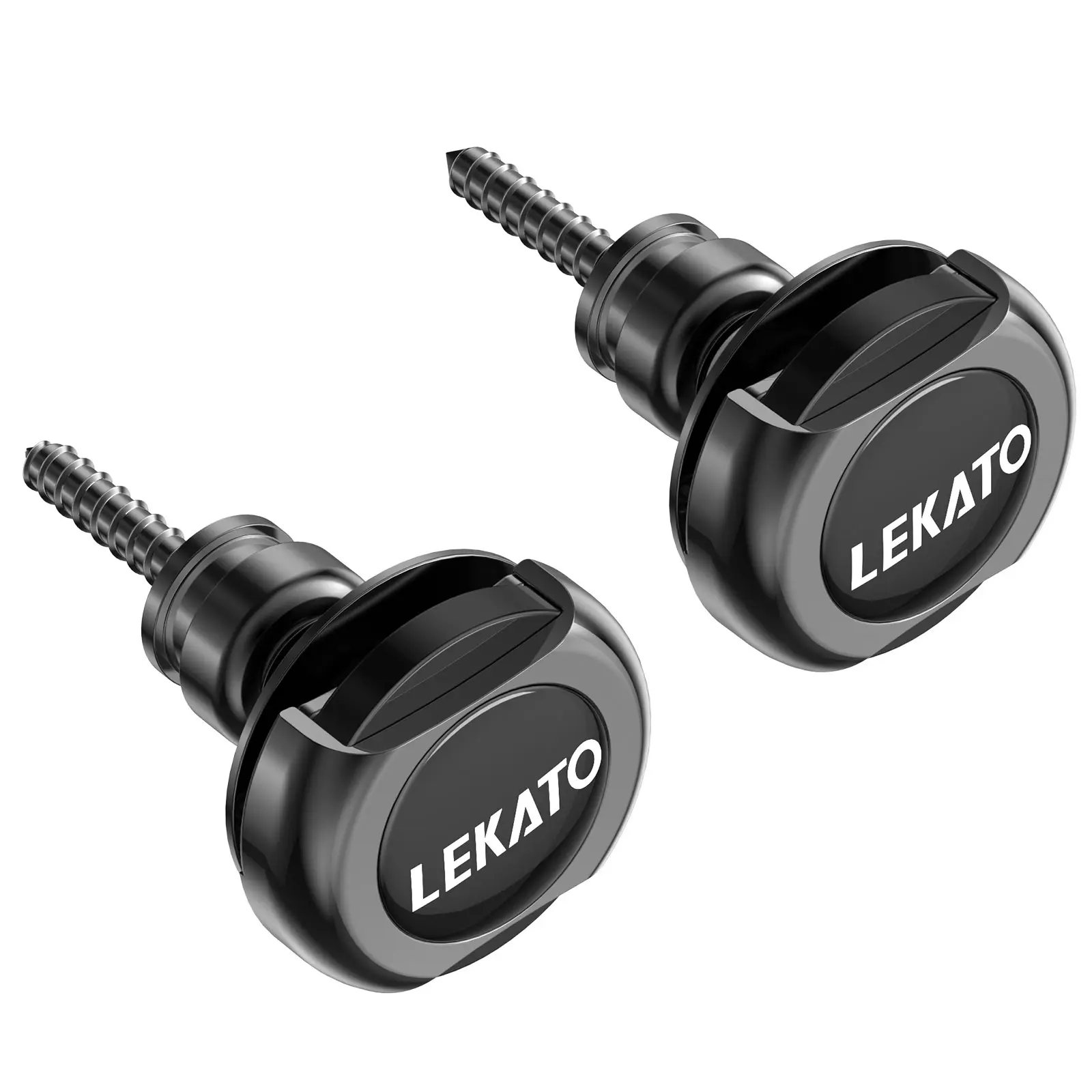 LEKATO Bass Guitar Strap Locks, for Electric Guitar & Bass Strap Locks, Security Quick Release Strap Locks Set Retainer System, for Electric Acoustic Guitar Bass Ukulele Strap