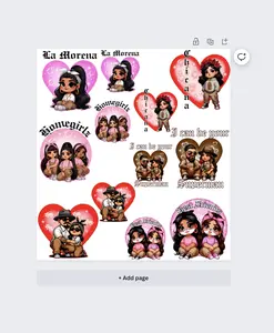 Youth/Toddler La Morena premade DTF Gangsheet