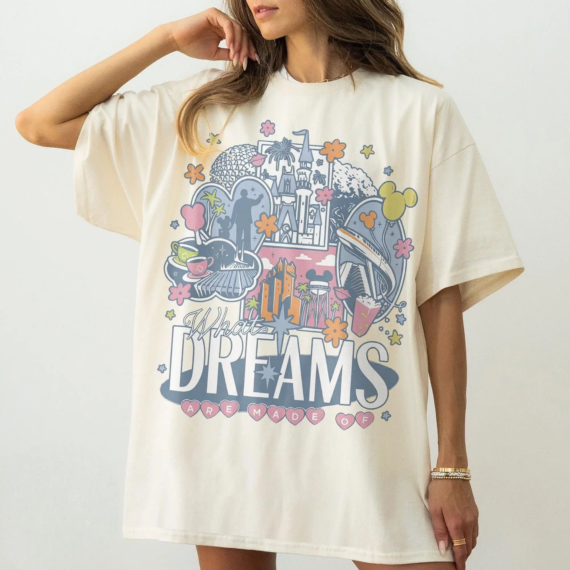 Retro WDW Park Shirt, Disneylan Dreams Tee, Magic Kingdom Outfit, Disneylan Vacation Shirt, Cute WDW Tee, Family Trip Disneylan 2026 Shirts