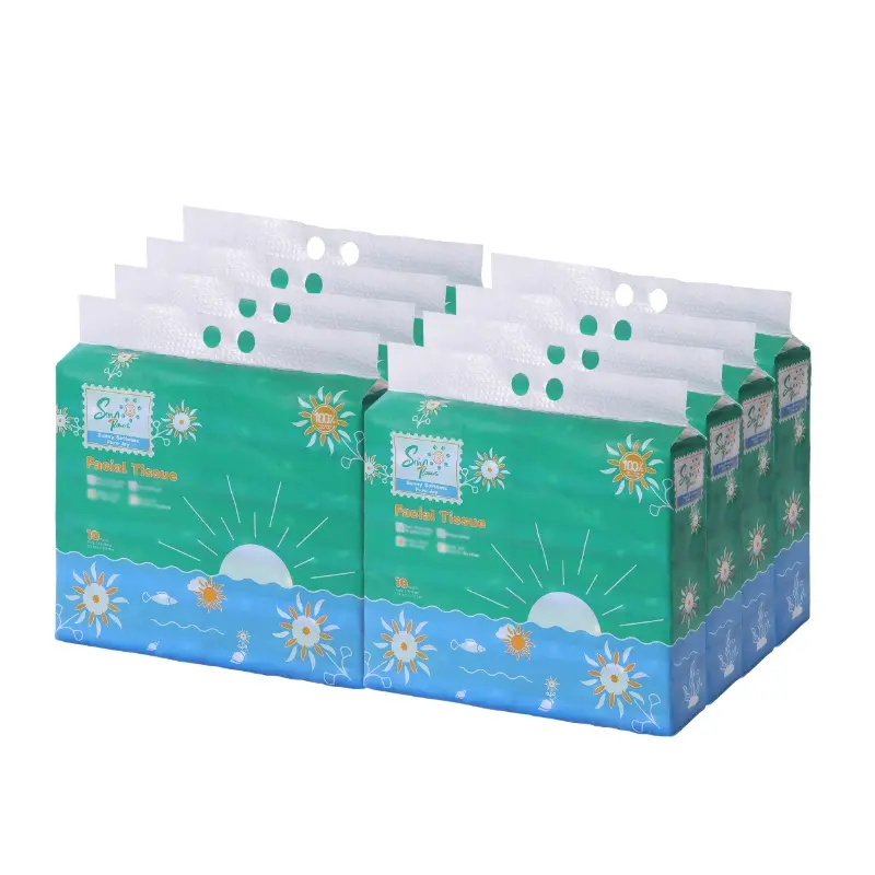 3-Ply Ultra Soft Facial Tissues – 80 Packs of 110 Sheets (8,800 Total) – FSC Certified, Hypoallergenic, Gentle on Skin – Plastic Wrapped for Home, Office, and Travel – by July Sunflowers