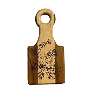 Hibiscus Tostonera Plantain Smasher by PureLife Organic Inc Kitchen Wood Wooden Utensils