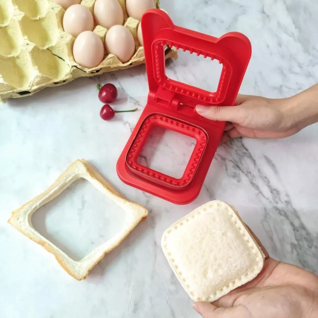 Sandwich Cutter, Breakfast Sandwich Maker Mold, Remove Bread Crust Tool, Kitchen Accessories & Utensils, DIY Sandwich for Kids, Toast Cutter, Kitchen