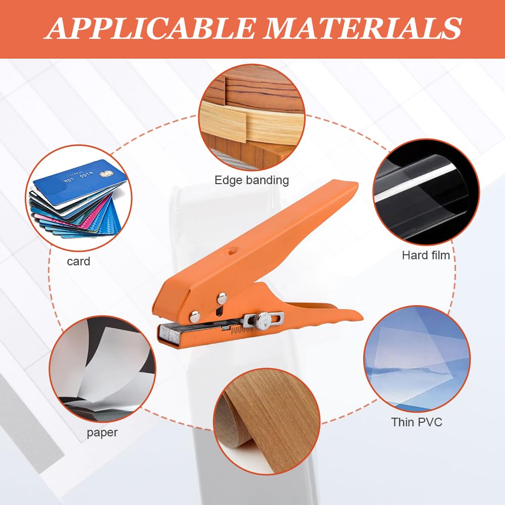 8MM 10MM 15MM Edge Banding Punching Pliers Set Professional Countersink Drill Screw Hole Hat Tool High Hardness Manual Punch Tool for Woodworking Furniture Cabinet Installation and DIY Wood Working Projects