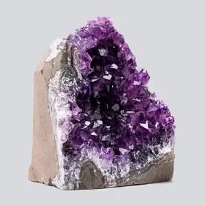 Natural Uruguayan Amethyst Cluster 2-3 lb - Hand-Sized
