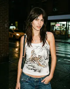 Tiger Sakura Graphic Cami